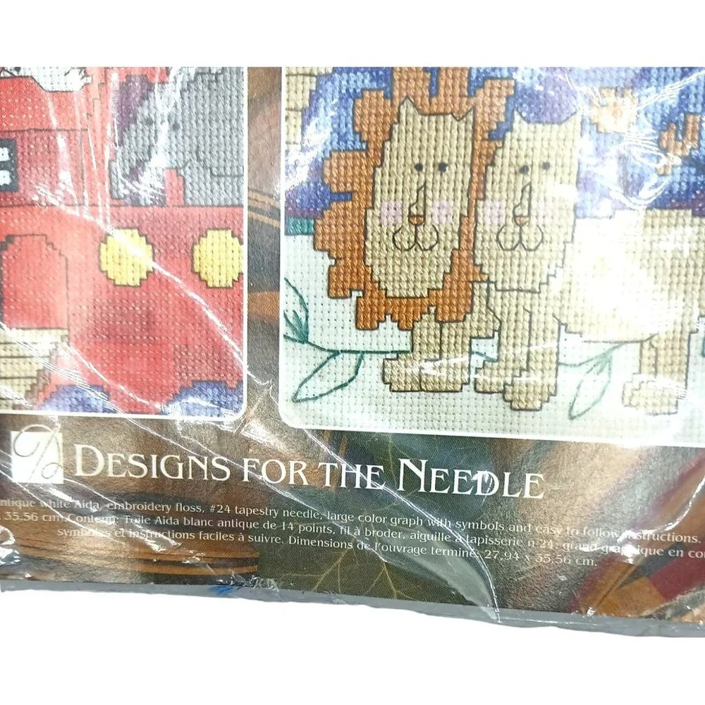 Noahs Ark Cross Stitch Kit Hometown Collection Craft Wall Hanging Picture Bedroo